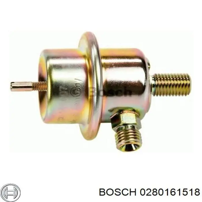 0280161518 Bosch regulador de pressão de combustível na régua de injectores