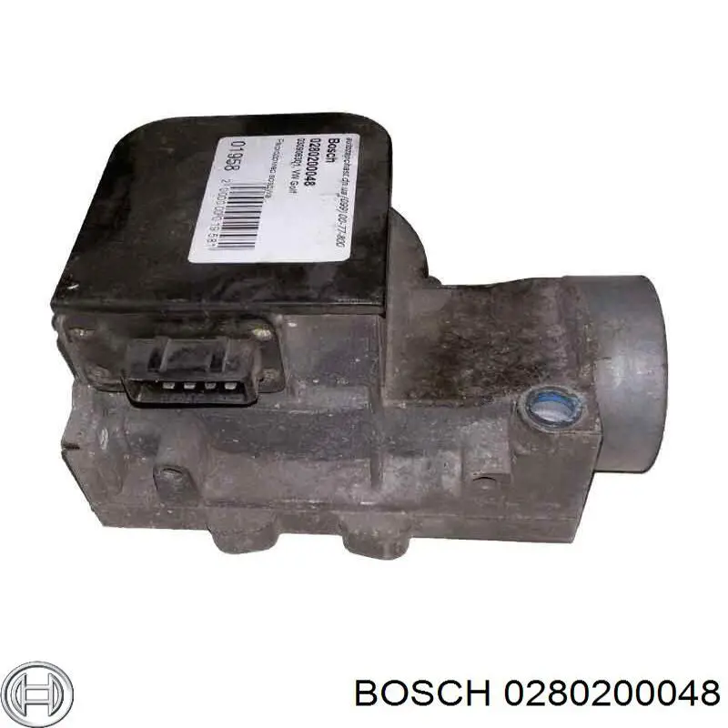 0280200048 Bosch sensor de fluxo (consumo de ar, medidor de consumo M.A.F. - (Mass Airflow))