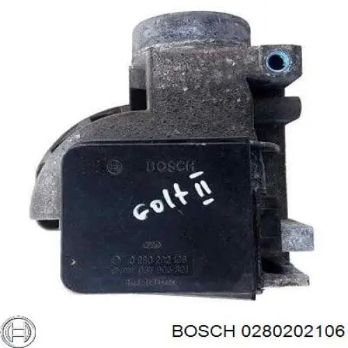 Датчик массового расхода воздуха Bosch 0280202106 цена, от 107.77 USD