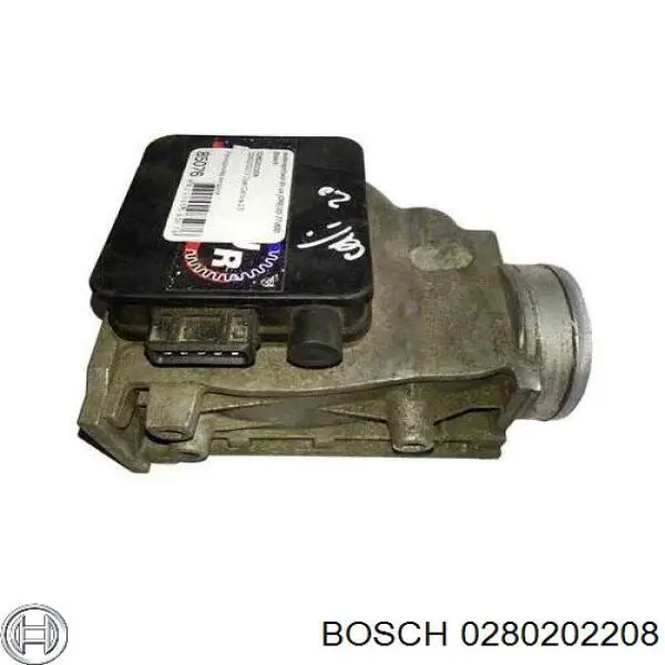 0986280025 Bosch sensor de fluxo (consumo de ar, medidor de consumo M.A.F. - (Mass Airflow))