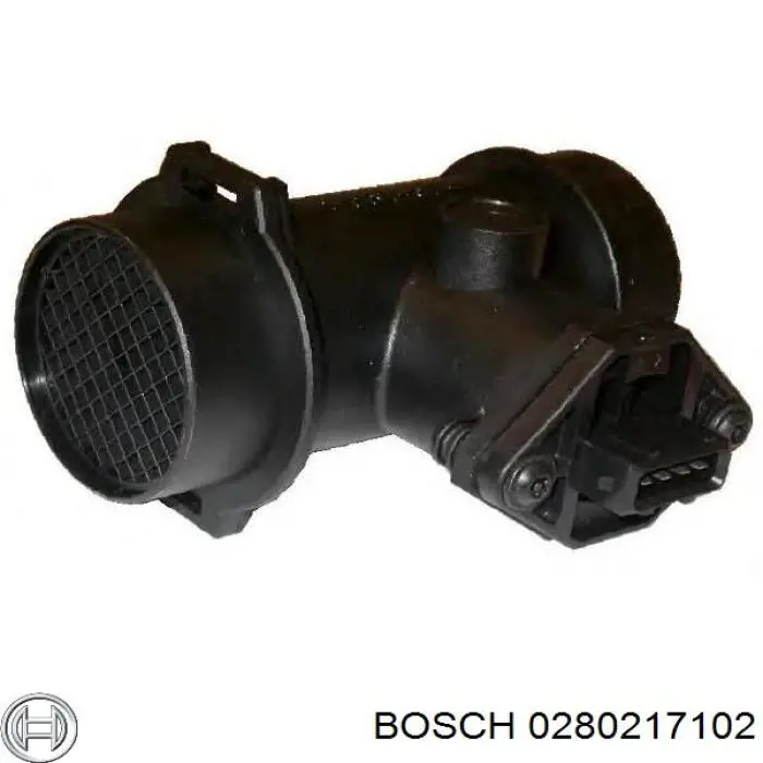 Датчик массового расхода воздуха Bosch 0280217102 цена, от 47.55 USD