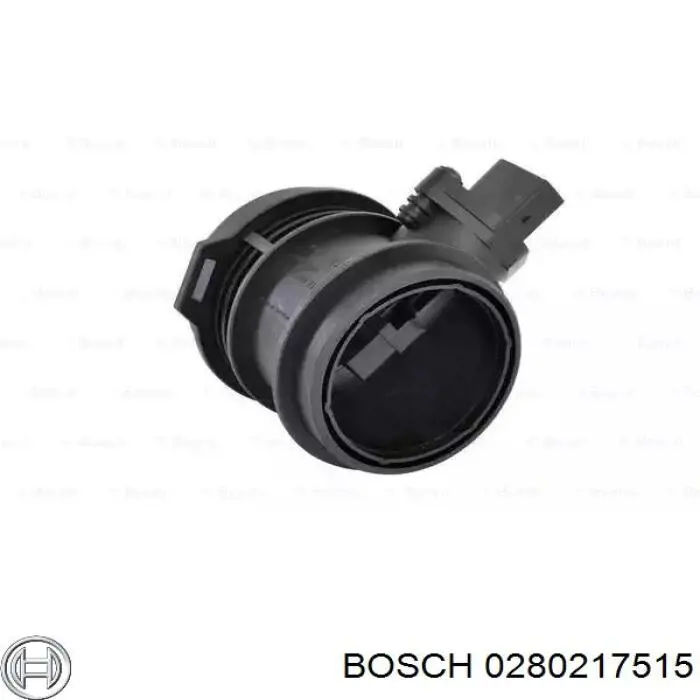 Датчик потоку (витрати) повітря, витратомір MAF - (Mass Airflow) 0280217515 Bosch