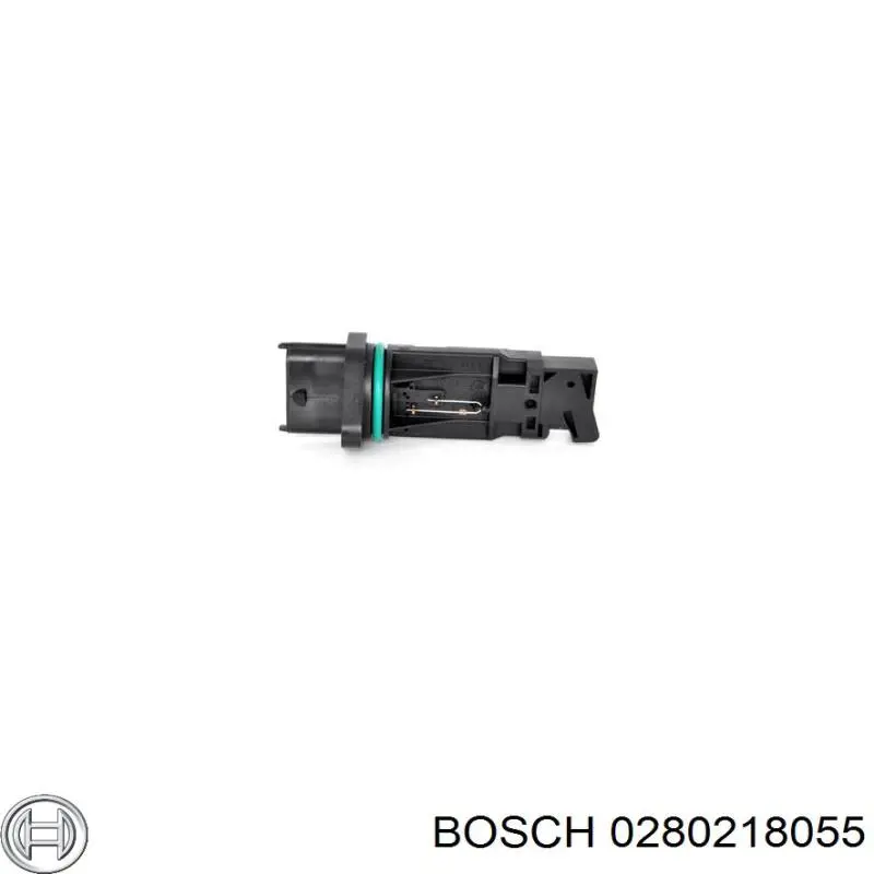 0280218055 Bosch sensor de fluxo (consumo de ar, medidor de consumo M.A.F. - (Mass Airflow))