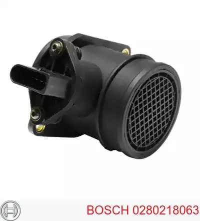 Датчик массового расхода воздуха Bosch 0280218063 цена, от 48.41 USD