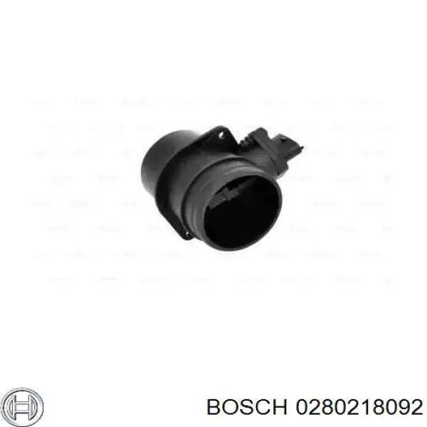 0280218092 Bosch sensor de fluxo (consumo de ar, medidor de consumo M.A.F. - (Mass Airflow))