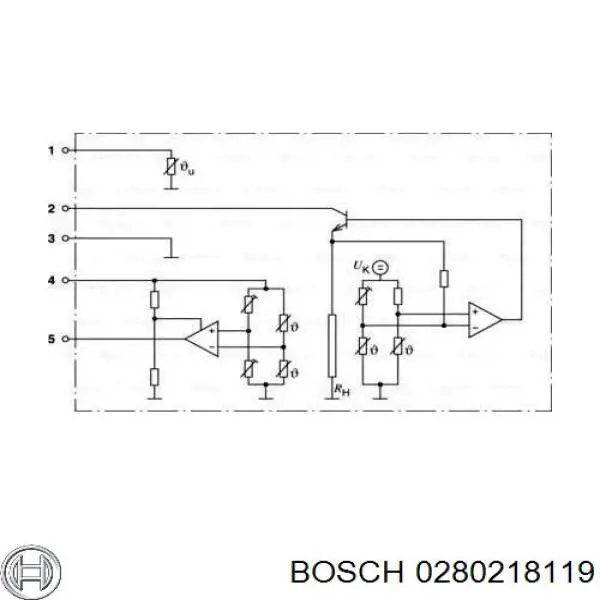 Схема СУД ЗМЗ-405 с ДМРВ HFM-4,7 0280218037 «BOSCH»