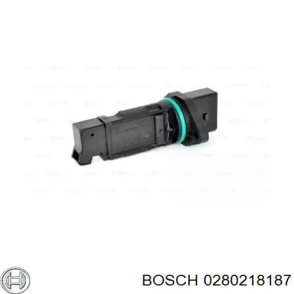 0280218187 Bosch sensor de fluxo (consumo de ar, medidor de consumo M.A.F. - (Mass Airflow))