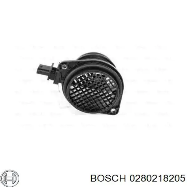 0 280 218 205 Bosch sensor de fluxo (consumo de ar, medidor de consumo M.A.F. - (Mass Airflow))