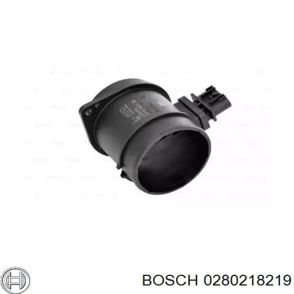 0280218490 Bosch sensor de fluxo (consumo de ar, medidor de consumo M.A.F. - (Mass Airflow))