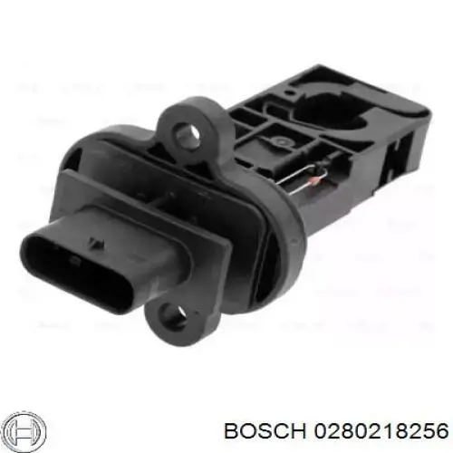 0280218256 Bosch sensor de fluxo (consumo de ar, medidor de consumo M.A.F. - (Mass Airflow))