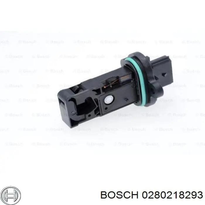 0280218293 Bosch sensor de fluxo (consumo de ar, medidor de consumo M.A.F. - (Mass Airflow))