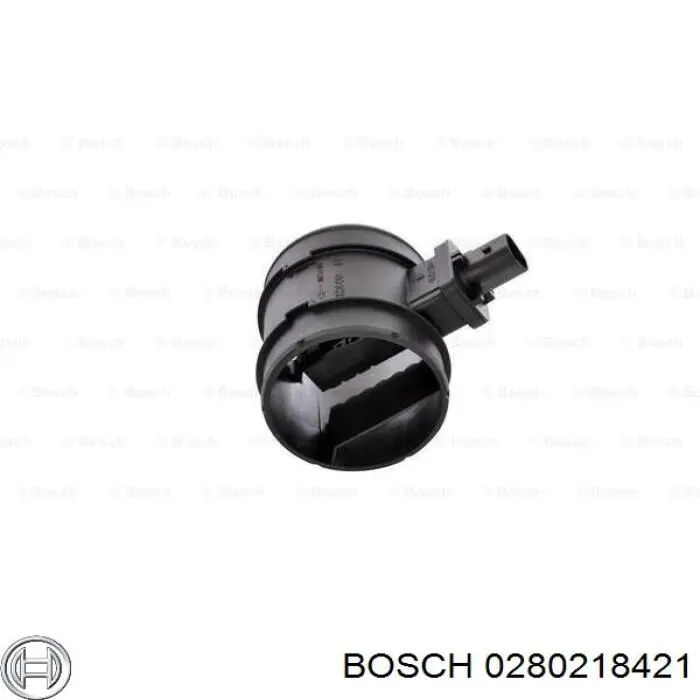 0 280 218 421 Bosch sensor de fluxo (consumo de ar, medidor de consumo M.A.F. - (Mass Airflow))