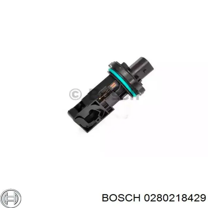 0 280 218 429 Bosch sensor de fluxo (consumo de ar, medidor de consumo M.A.F. - (Mass Airflow))