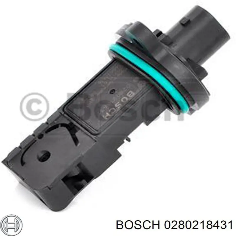 0 280 218 431 Bosch sensor de fluxo (consumo de ar, medidor de consumo M.A.F. - (Mass Airflow))