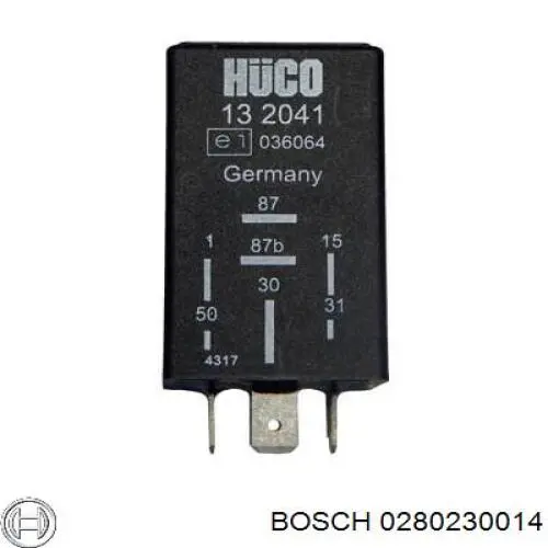 Реле электробензонасоса Bosch 0280230014