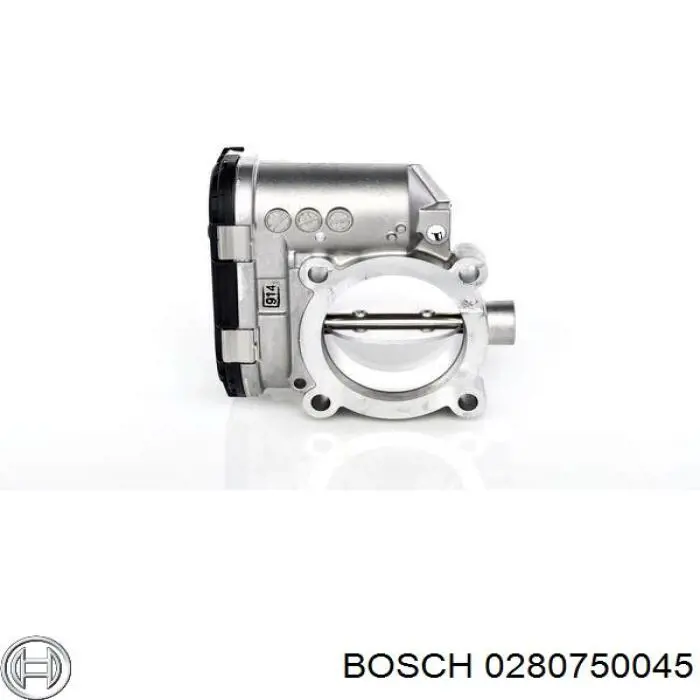 Дроссельная заслонка компрессора наддува 0280750045 Bosch
