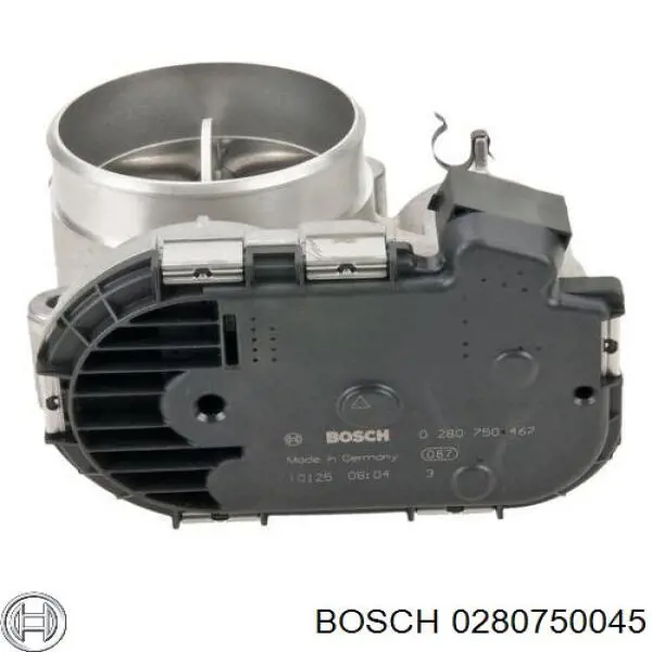 0280750045 Bosch válvula de borboleta do compressor de supercompressão