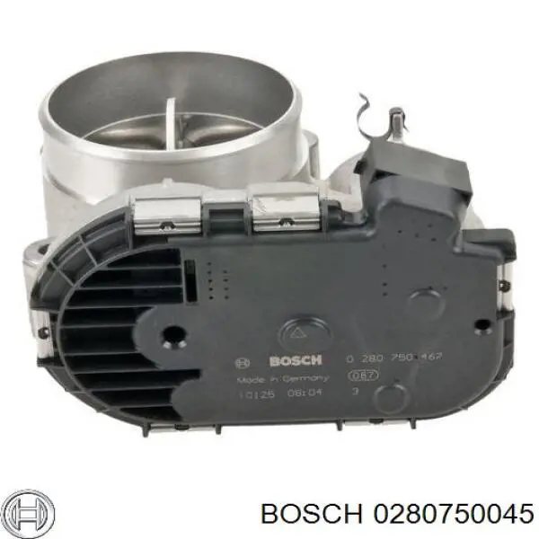 Дроссельная заслонка компрессора наддува 0280750045 Bosch