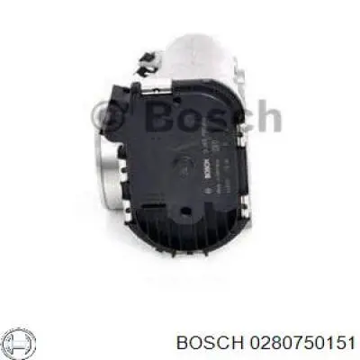0280750151 Bosch Дроссельная заслонка