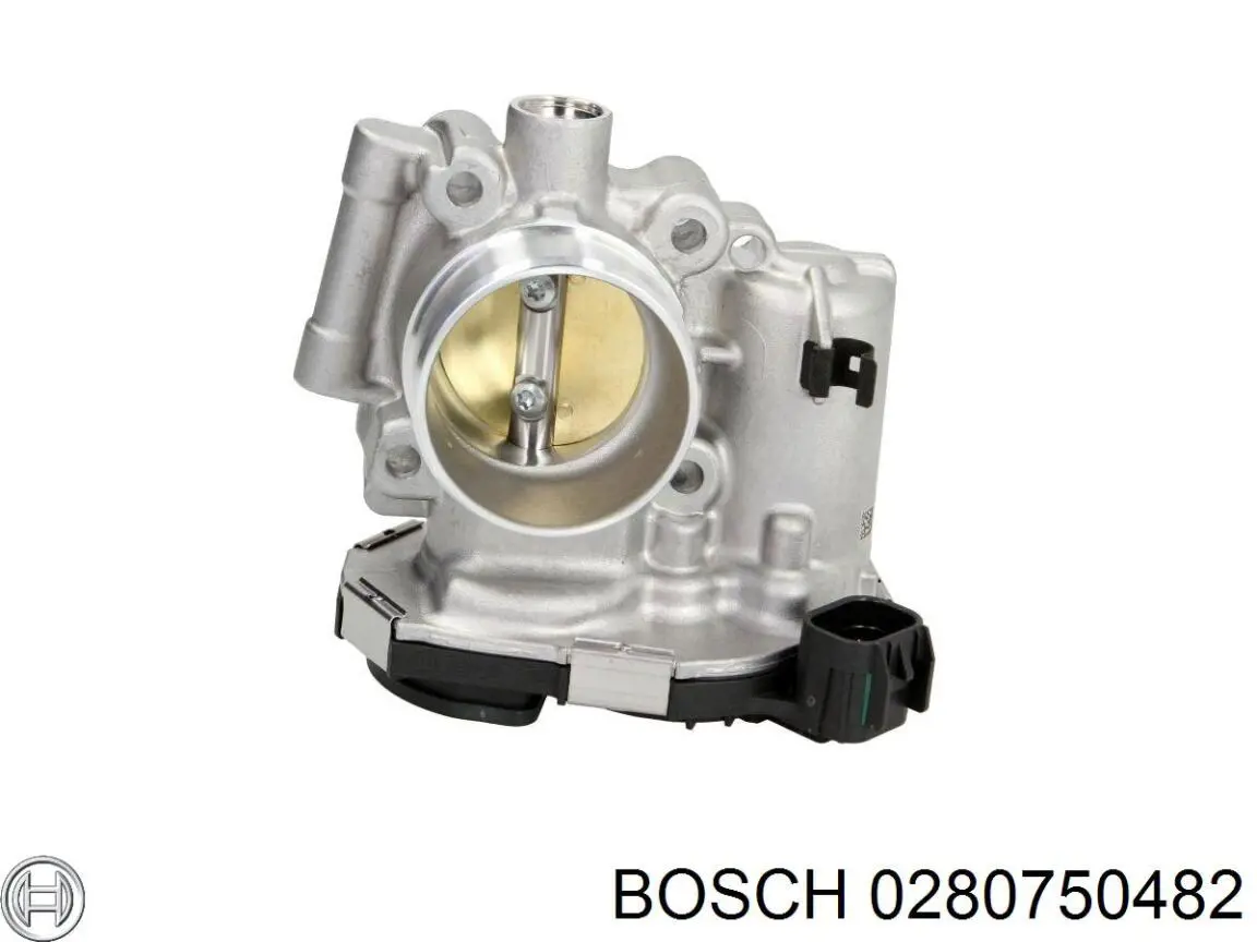 0280750482 Bosch válvula de borboleta montada