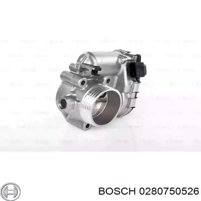0280750526 Bosch válvula de borboleta montada