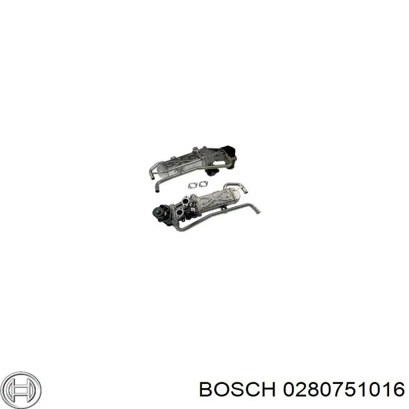 Радиатор системы EGR рециркуляции выхлопных газов Bosch 0280751016 цена, от 40.91 USD