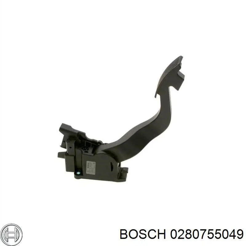 0280755049 Bosch pedal de gás (de acelerador)