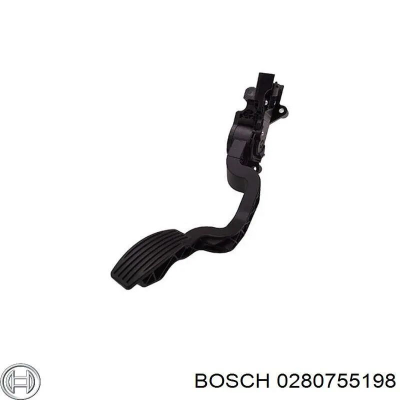 Pedal de acelerador 0280755198 Bosch