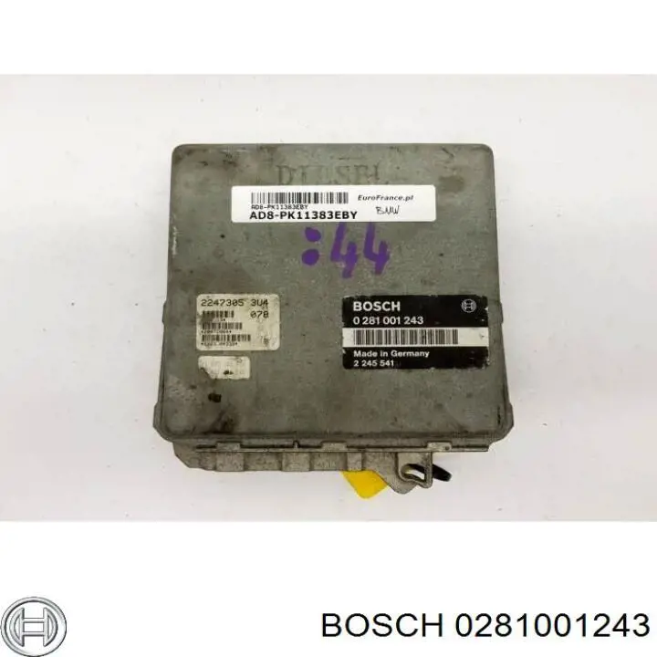 Купить 0281001243 Bosch Электронный блок управления двигателем