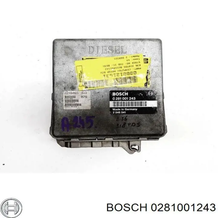 0281001243 Bosch Мозги двигателя
