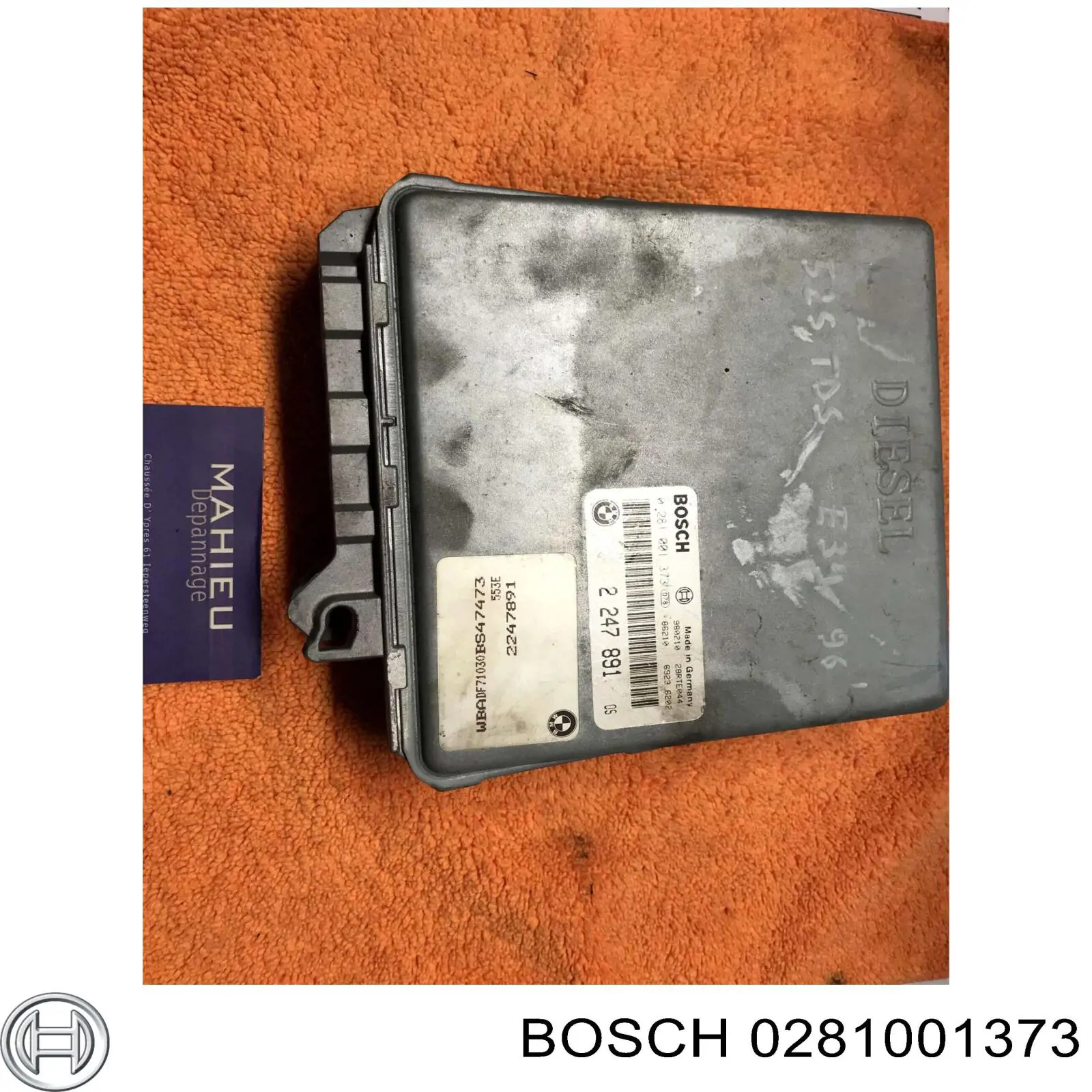 Блок управления двигателем 0281001373 Bosch