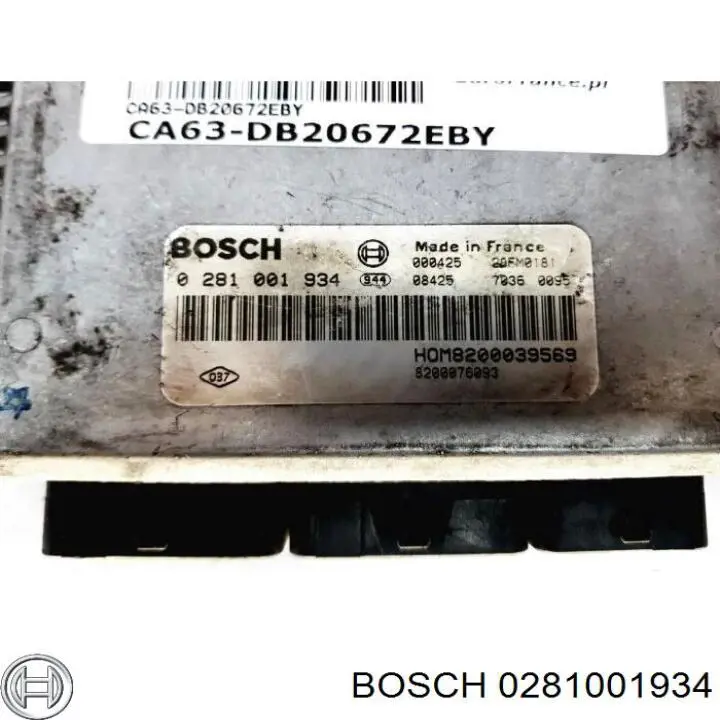 Купить 0281001934 Bosch Электронный блок управления двигателем