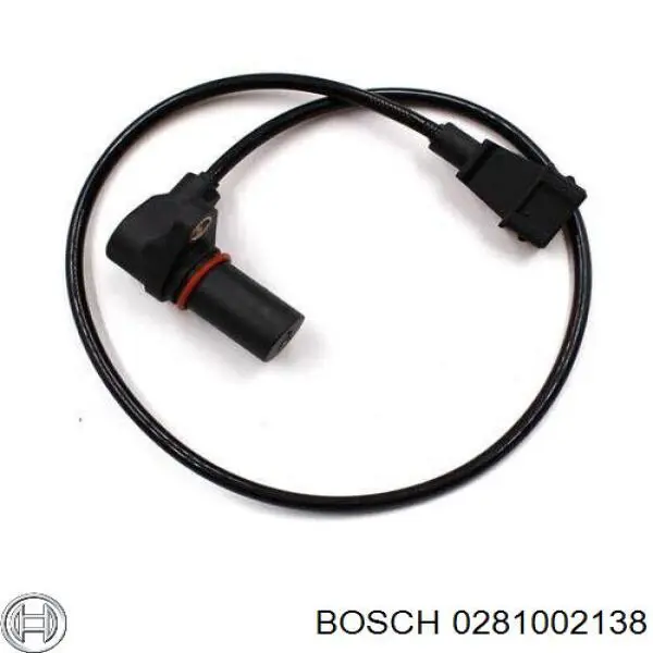 Sensor de posición del cigüeñal 0281002138 Bosch