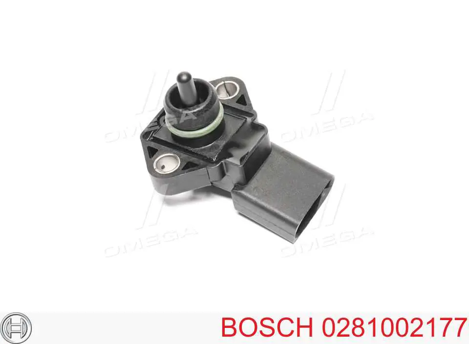 Датчик давления наддува BOSCH 0281002177