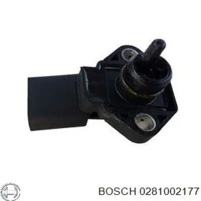 Sensor de presion de carga (inyeccion de aire turbina) 0281002177 Bosch