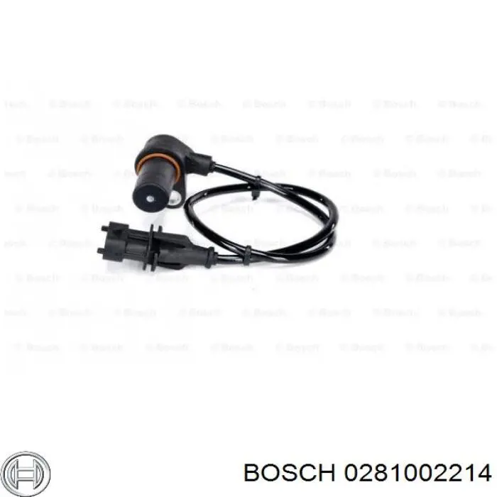 Sensor de posición del cigüeñal 0281002214 Bosch