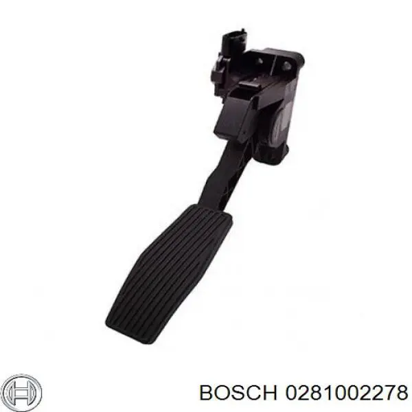 0281002278 Bosch pedal de gás (de acelerador)