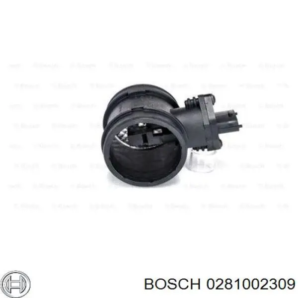 Датчик потоку (витрати) повітря, витратомір MAF - (Mass Airflow) 0281002309 Bosch