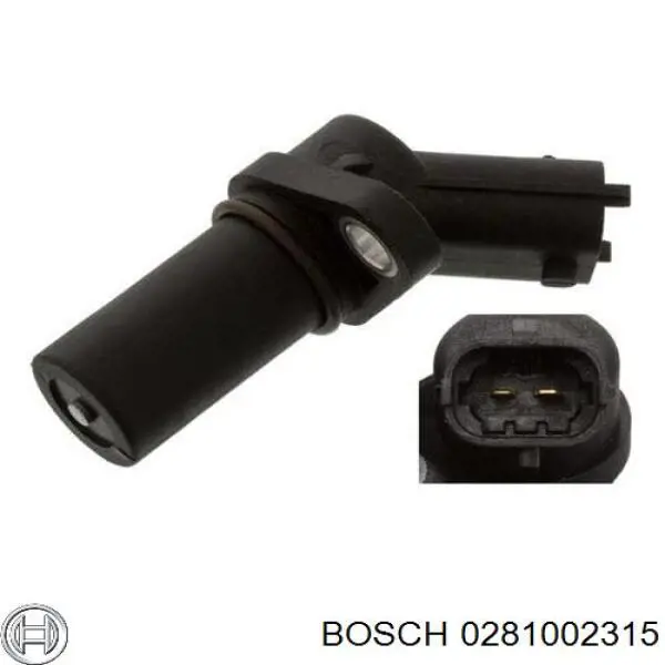 Датчик коленвала 0281002315 Bosch
