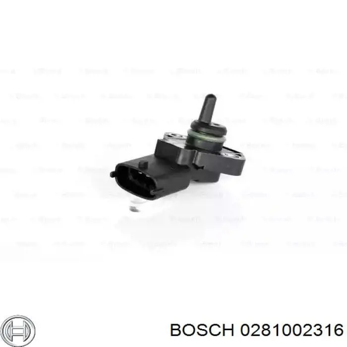 Датчик давления наддува 0281002316 Bosch