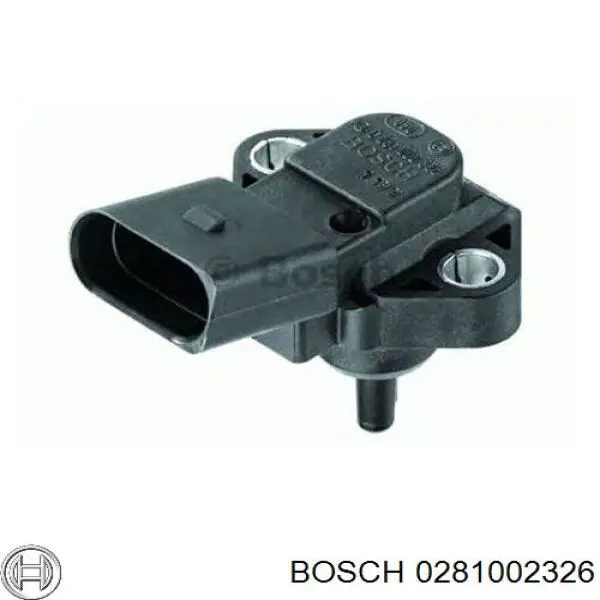 0281002326 Bosch датчик давления во впускном коллекторе, map