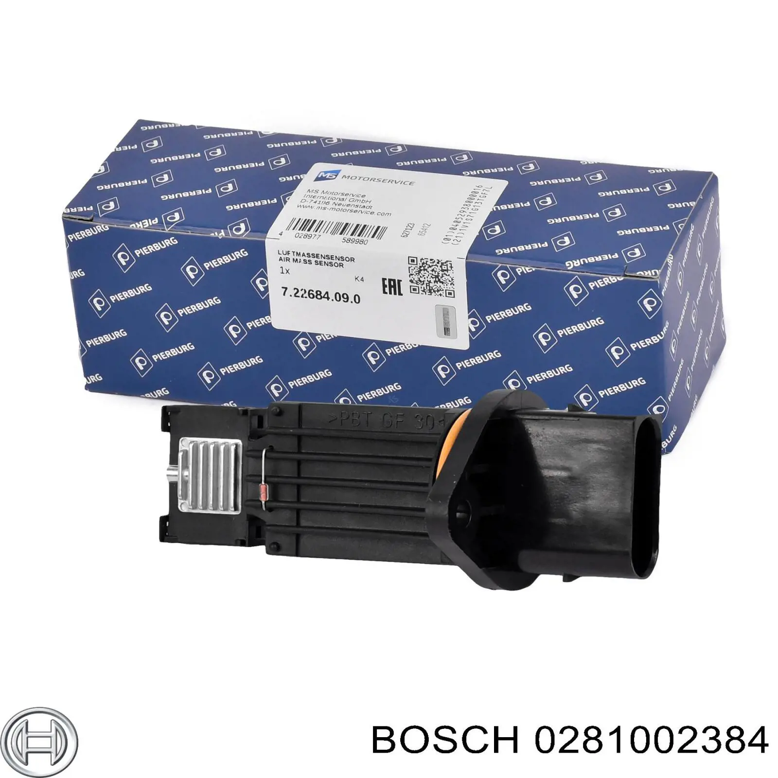 Датчик массового расхода воздуха Bosch 0281002384 цена, от 39.82 USD