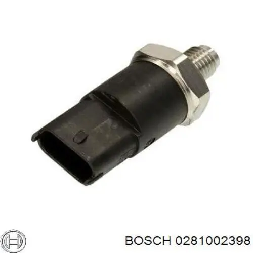 Датчик давления топлива 0281002398 Bosch