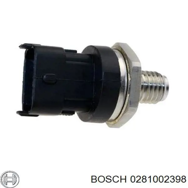 Датчик давления топлива Bosch 0281002398
