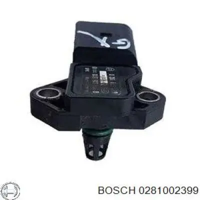 Sensor de presion de carga (inyeccion de aire turbina) 0281002399 Bosch