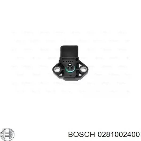 Sensor de presion de carga (inyeccion de aire turbina) 0281002400 Bosch