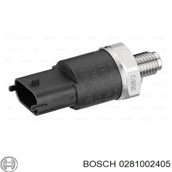 Купить 0281002405 Bosch Датчик давления топлива