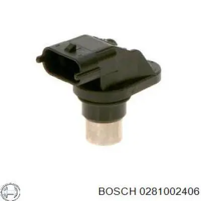 Sensor de posición del árbol de levas 0281002406 Bosch