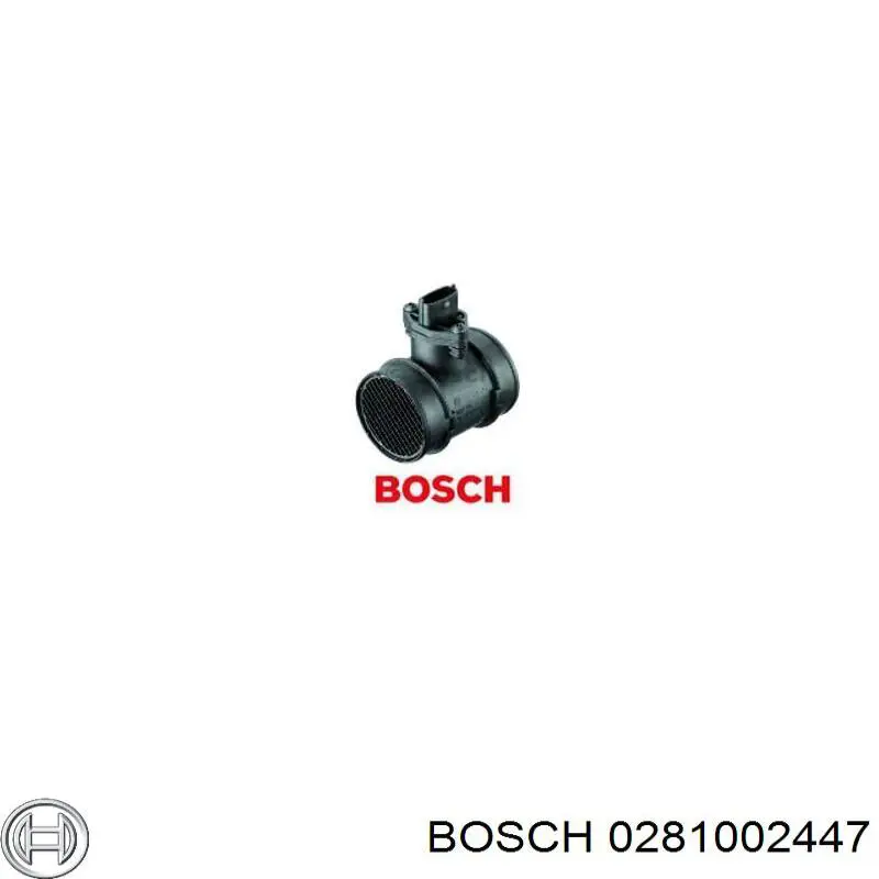 Датчик массового расхода воздуха Bosch 0281002447 цена, от 21.14 USD