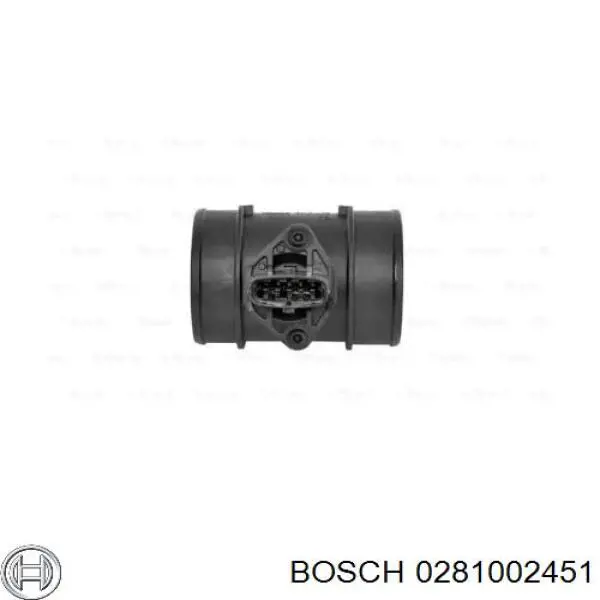 Датчик массового расхода воздуха Bosch 0281002451 цена, от 30.11 USD